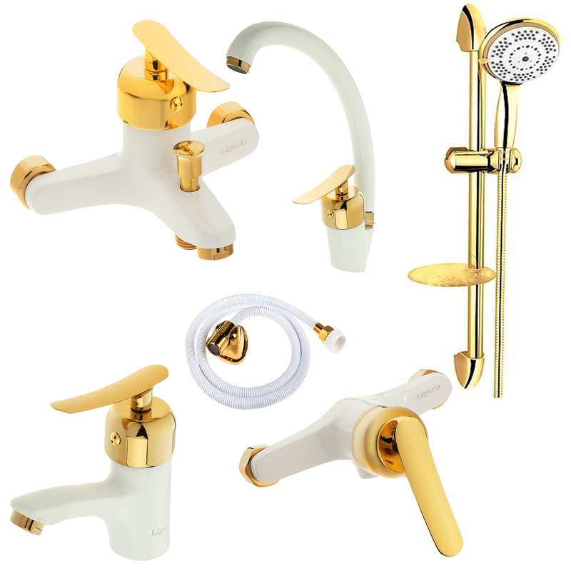 ست شیرآلات لیگوریا مدل 1212 مجموعه 6 عددی