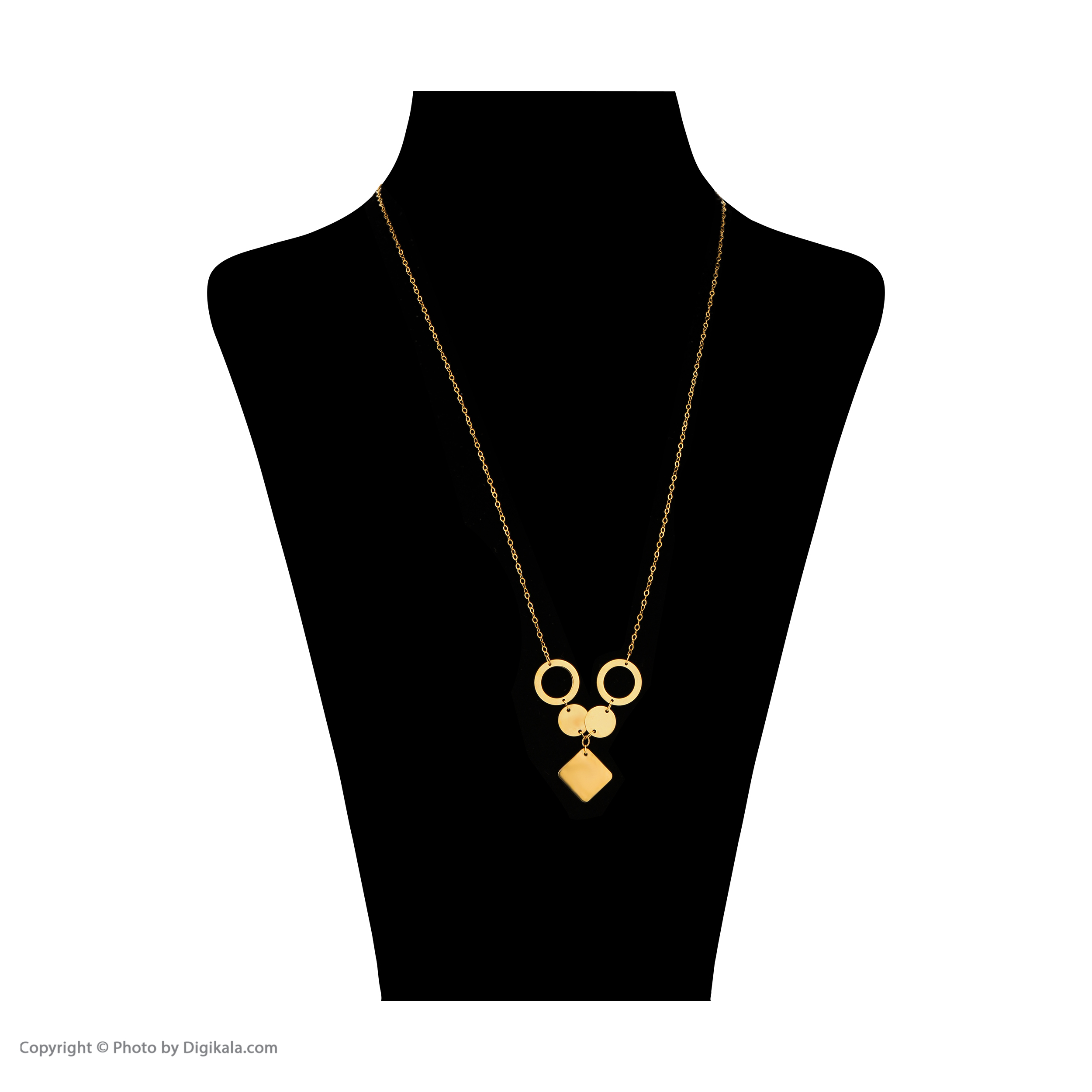 گردنبند طلا 18 عیار زنانه زرمان مدل ZMM1613