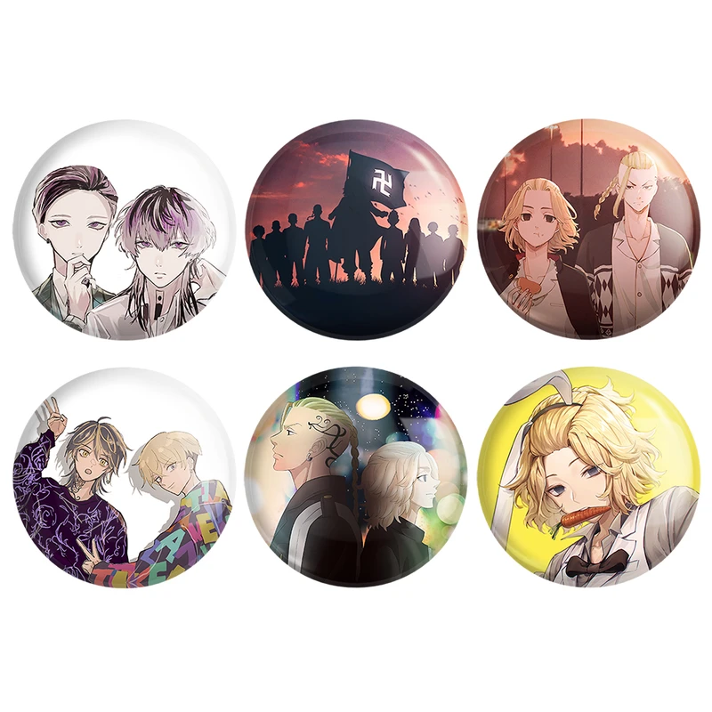 پیکسل خندالو مدل انیمه توکیو ریونجرز کد 431A مجموعه 6 عددی