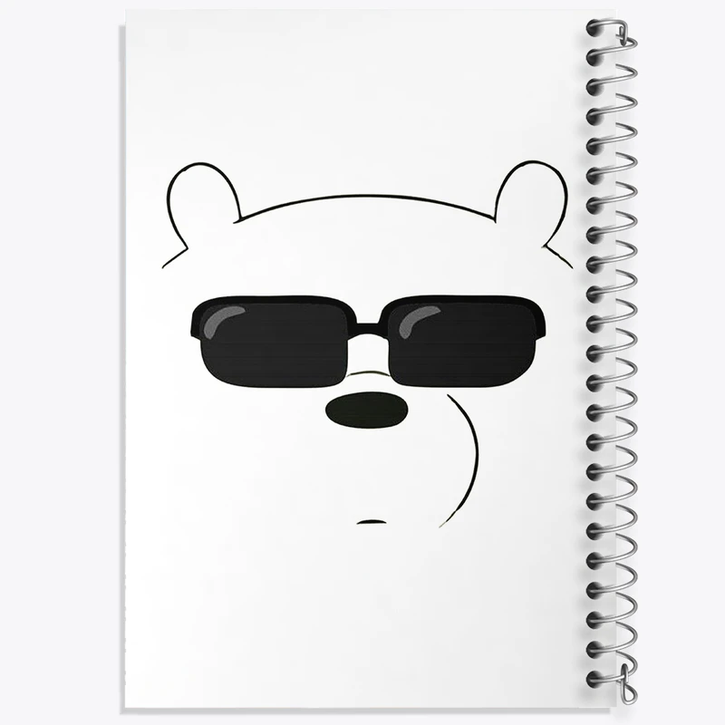 دفتر مشق 50 برگ خندالو طرح خرس کله پوک کد F8300