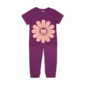 ست تی شرت و شلوار دخترانه مدل سانی C