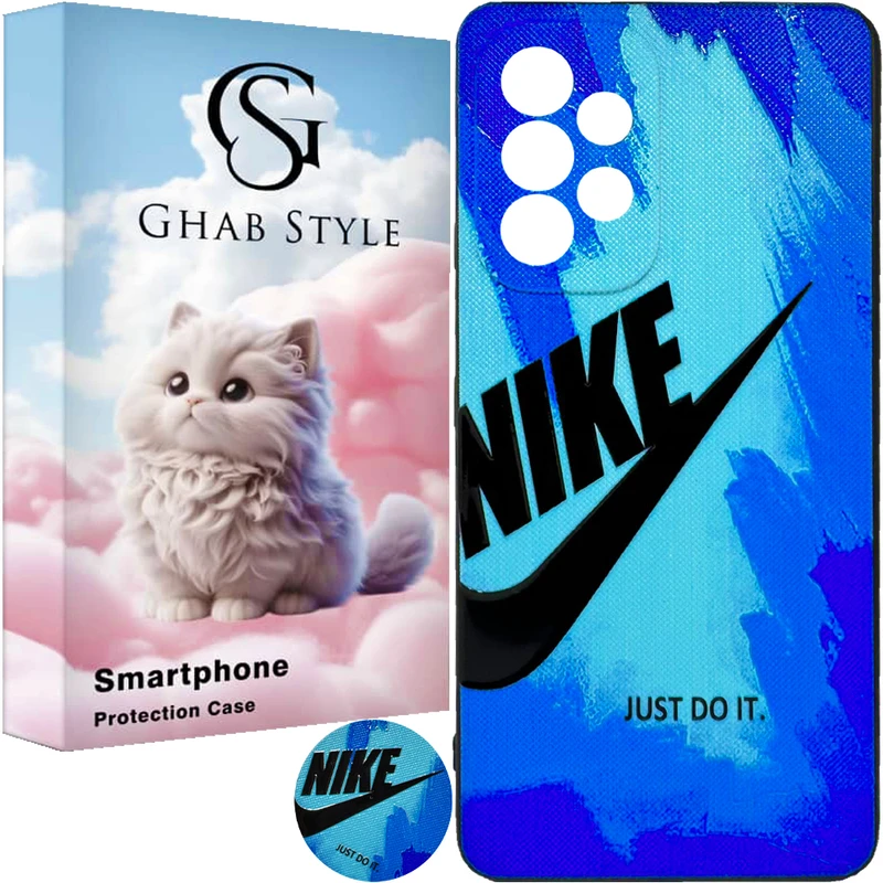 کاور قاب استایل مدل Sport مناسب برای گوشی موبایل سامسونگ Galaxy A53 / A53 5G به همراه پاپ سوکت