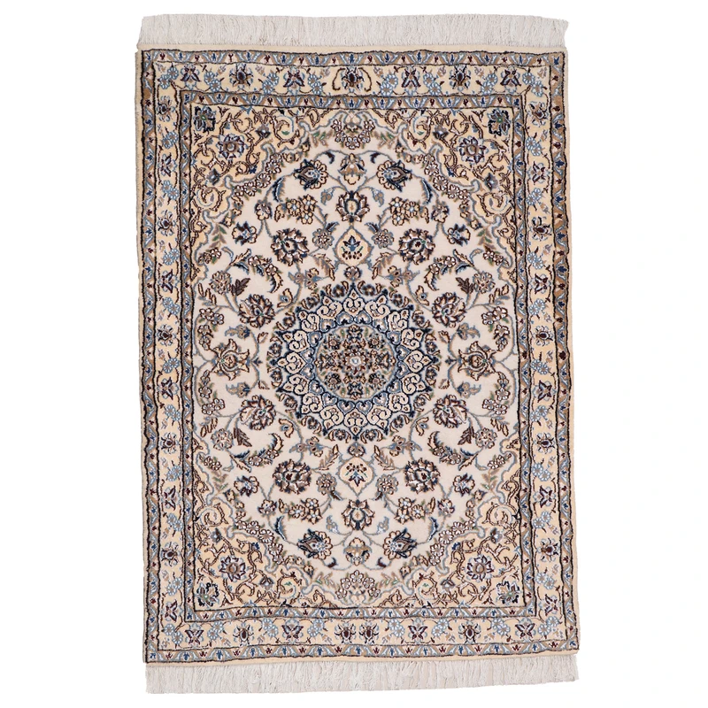 فرش دستباف یک و نیم متری مدل نایین کد 4040920