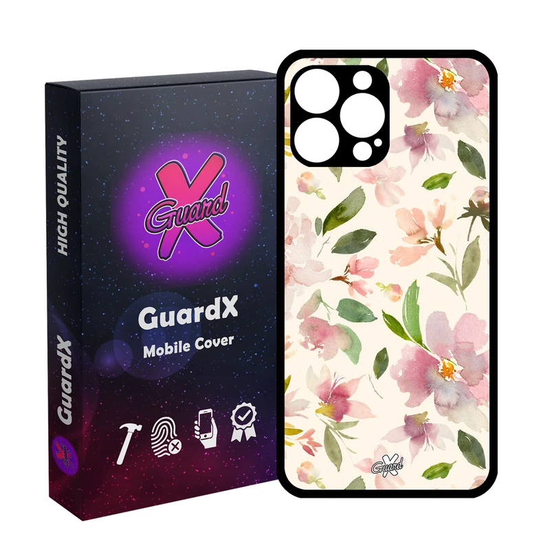 کاور گارد ایکس طرح گل مدل Glass10579 مناسب برای گوشی موبایل اپل iPhone 13 Pro Max