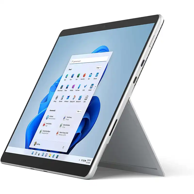 تبلت مایکروسافت مدل Surface Pro 8 ظرفیت یک ترابایت و رم 32 گیگابایت به همراه کیبورد