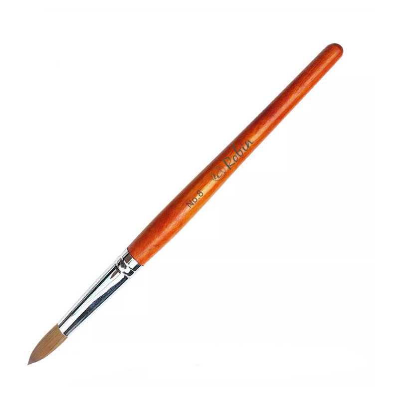 قلم موی طراحی ناخن رابین مدل اشکی شماره 8
