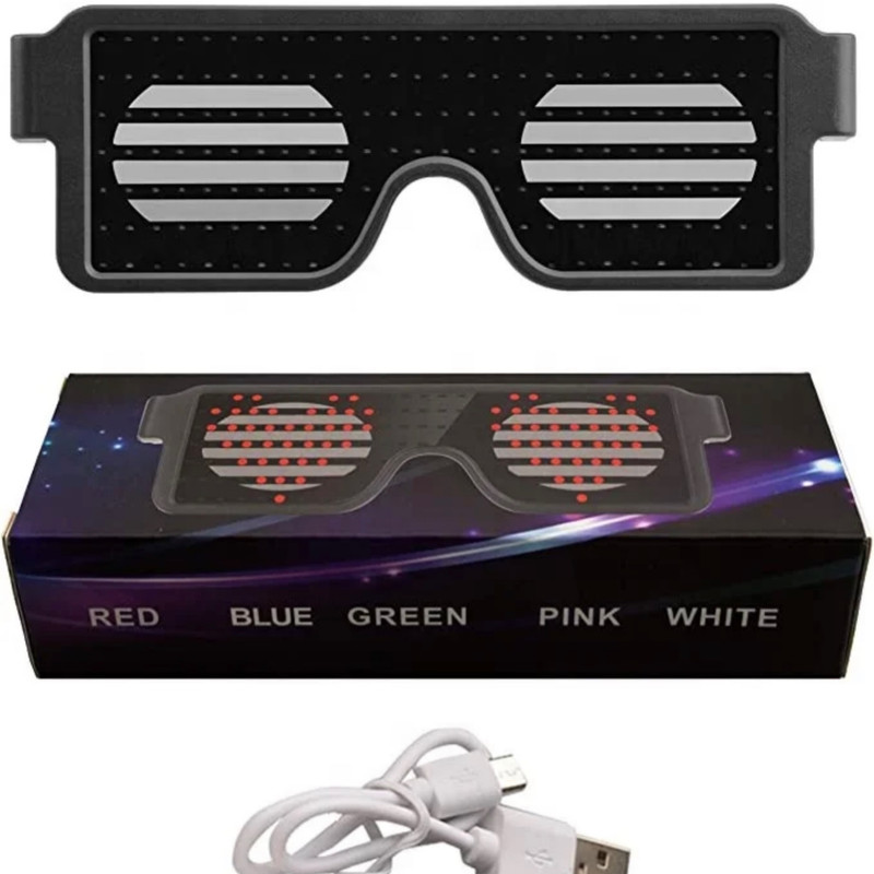 عینک مهمانی مدل Glowing LED عینک مهمانی مدل Glowing LED