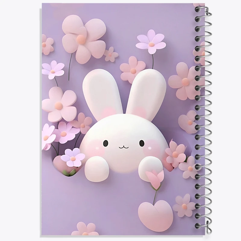 دفتر نقاشی 50 برگ خندالو طرح خرگوش کیوت کد N3501