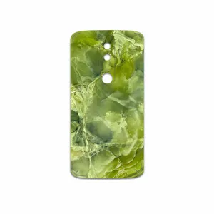 MAHOOT Green Crystal Marble Cover Sticker for Motorola Moto X Force