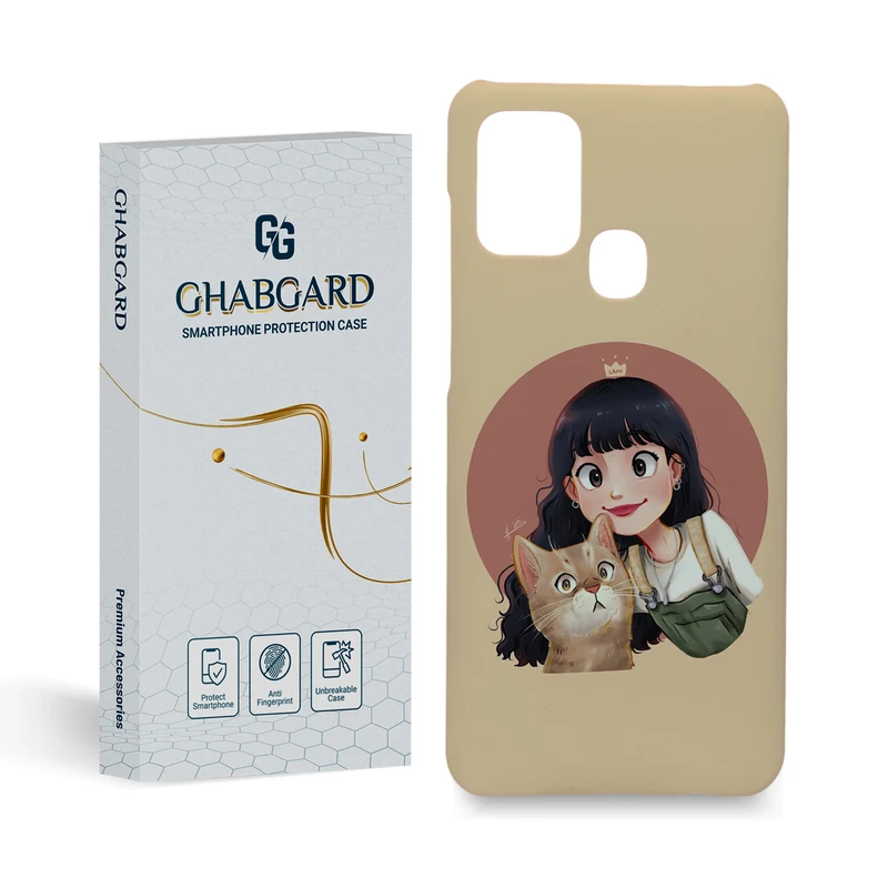 کاور قاب گارد مدل دخترانه مناسب برای گوشی موبایل سامسونگ Galaxy a21s