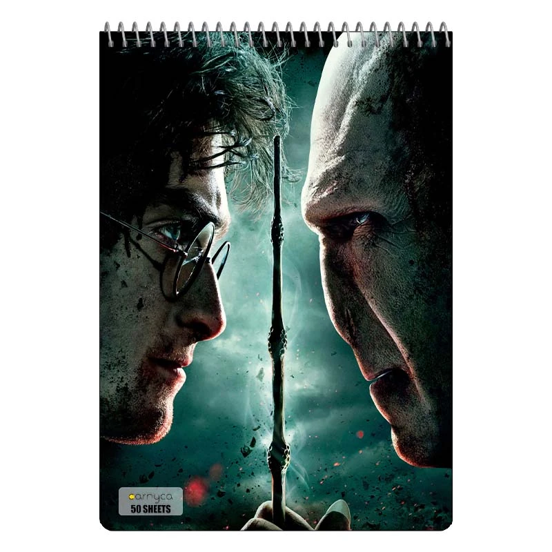 دفتر نقاشی 50 برگ سیمی کارنیکا طرح هری پاتر Harry Potter کد 26602