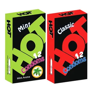کاندوم هات مدل Mint بسته 12 عددی به همراه کاندوم هات مدل Classic بسته 12 عددی