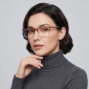 فریم عینک طبی مربعی مدل 2030C5 مناسب برای صورت مستطیل، مربع، مثلث، لوزی، گرد، قلب، بیضی