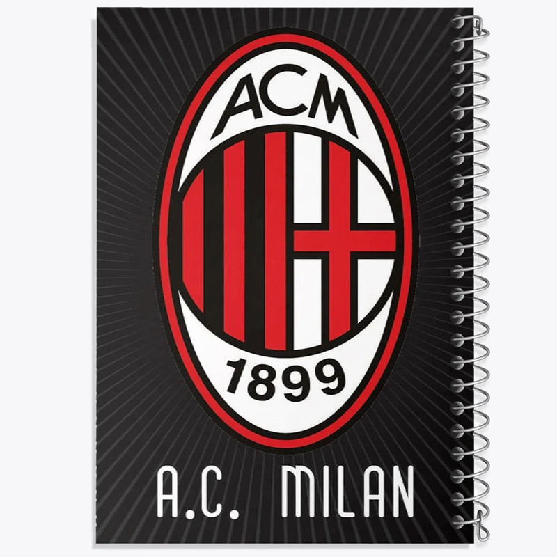 دفتر شطرنجی 50 برگ خندالو طرح باشگاه آث میلان کد 27248