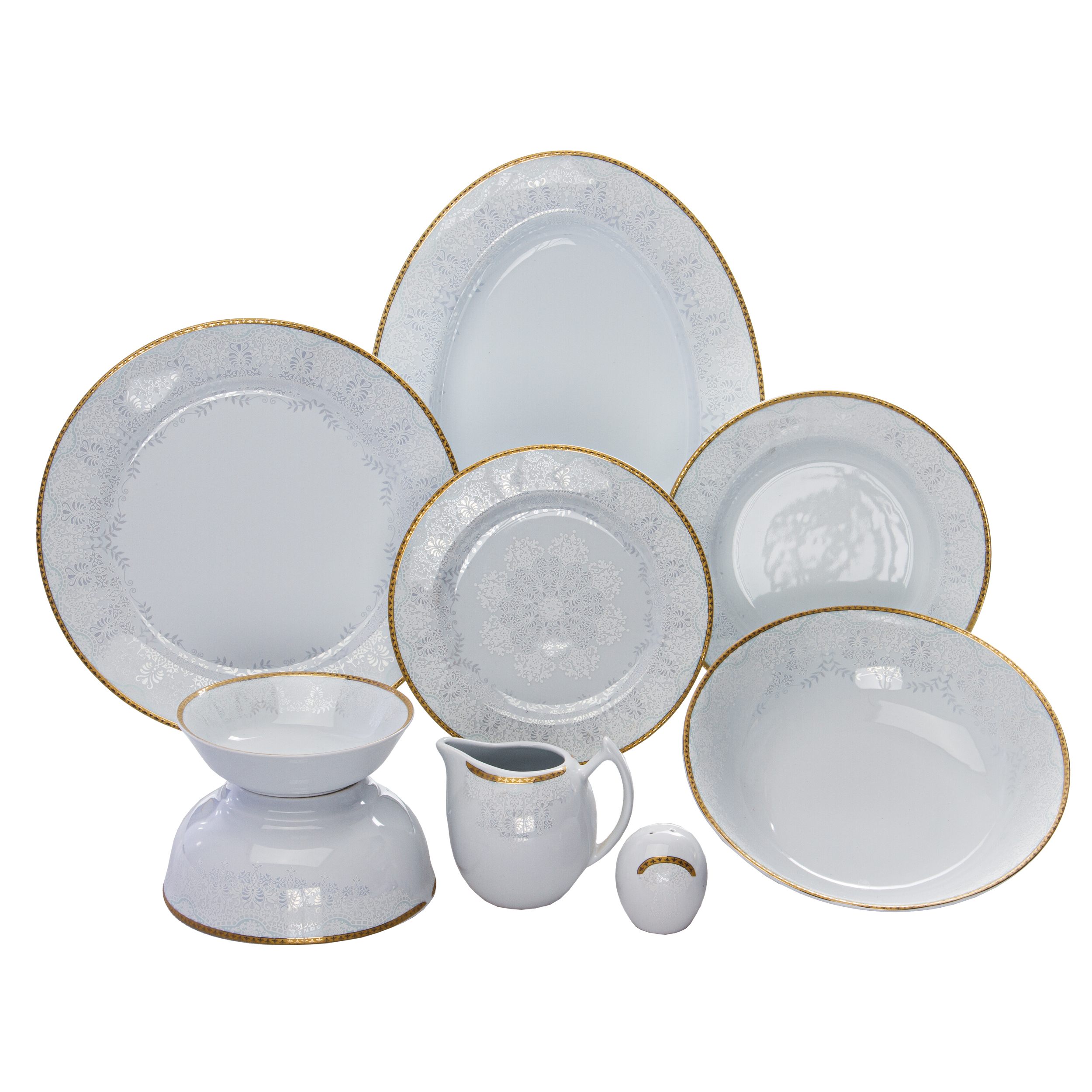 سرویس غذاخوری 30 پارچه چینی توس مدل ونتوسا درجه یک