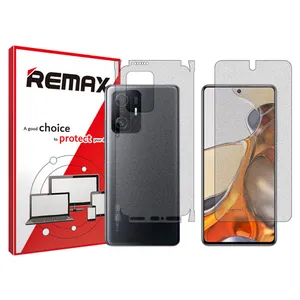 Remax brand shockproof Matte screen protector glass for Xiaomi 11T Pro along with the back protector