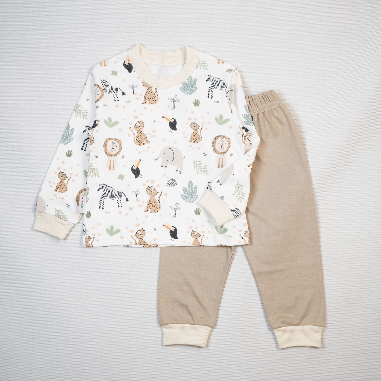 ست تی شرت آستین بلند و شلوار بچگانه سپیدپوش مدل کاکتوس کد 1404012902 -  - 5