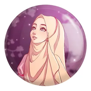 پیکسل خندالو طرح دخترانه باحجاب کد 26000 مدل بزرگ
