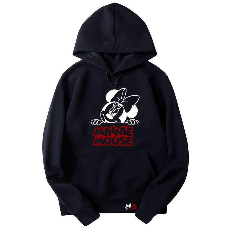 هودی دخترانه مدل  مینی موس کد T22 رنگ سرمه ای