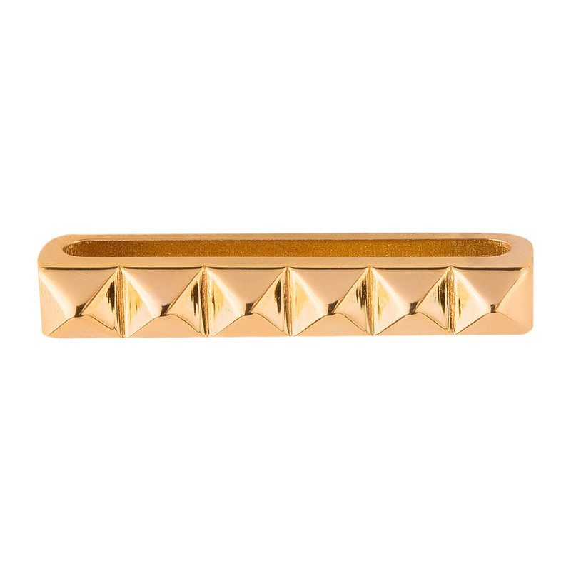 آویز ساعت طلا 18 عیار زنانه کاکامی مدل مثلثی کد 383