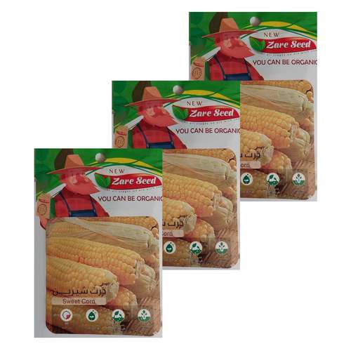 بذر ذرت شیرین زارع سید کد ZS-1021 بسته 3 عددی