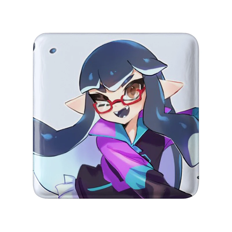 مگنت خندالو طرح بازی اسپلاتون (Splatoon) مدل مربعی کد 33301