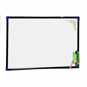 تخته وایت برد مدل ان تی ام طرح طلاکوب سایز 60×40 سانتی متر به همراه گچ، ماژیک و تخته پاک کن