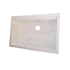 سینک ظرفشویی گرانیت توکار یک لگنه مدل MAK_wbv1