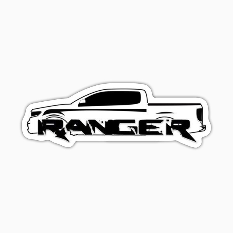 استیکر لپ تاپ و موبایل بووم طرح ماشین مدل Ford Ranger کد UV061