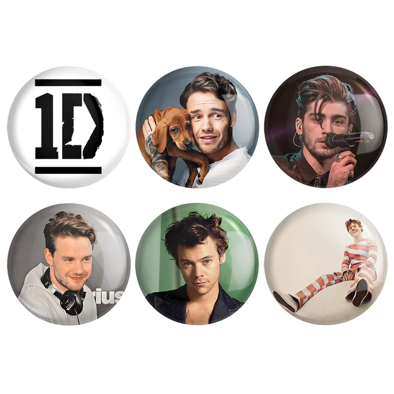 مگنت خندالو طرح گروه وان دایرکشن One Direction کد 1083B مجموعه 6 عددی