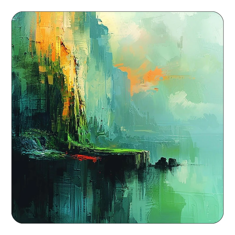 مگنت کاکتی طرح نقاشی رنگ روغن مدل mp70166