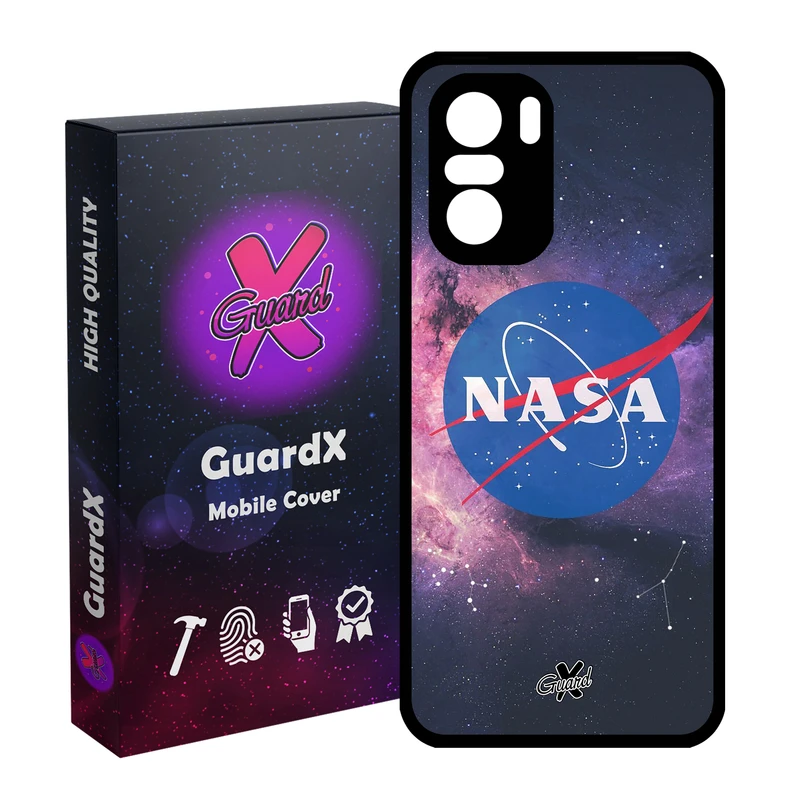 کاور گارد ایکس طرح Nasa مدل Glass10012 مناسب برای گوشی موبایل شیائومی Poco F3/MI 11X/MI 11X Pro/Redmi K40/K40 Pro