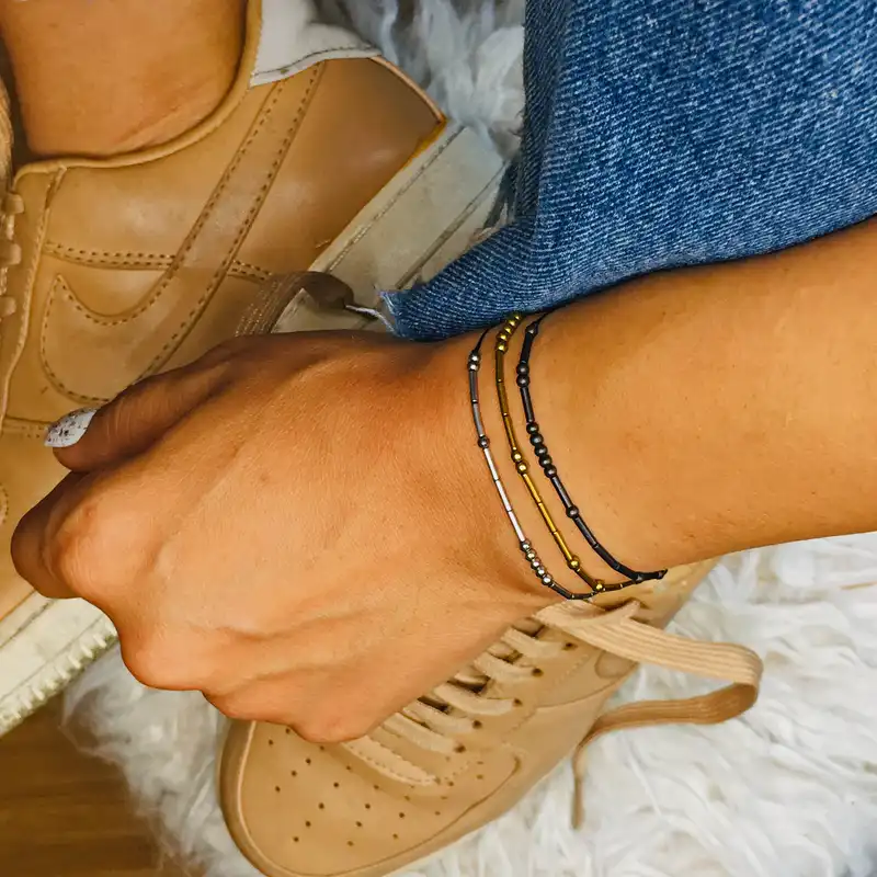 دستبند ماهوت مدل مورس کد حرف ف