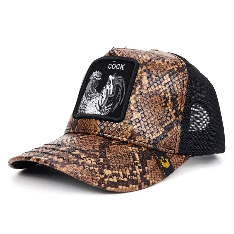 کلاه کپ گورین براز مدل پشت تور طرح خروس کد 1131