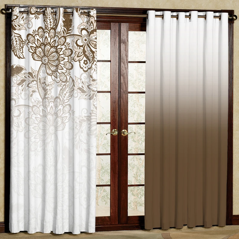 پرده مدل گل دار مخمل پانچی کد 4003a سایز 200x140 سانتی متر