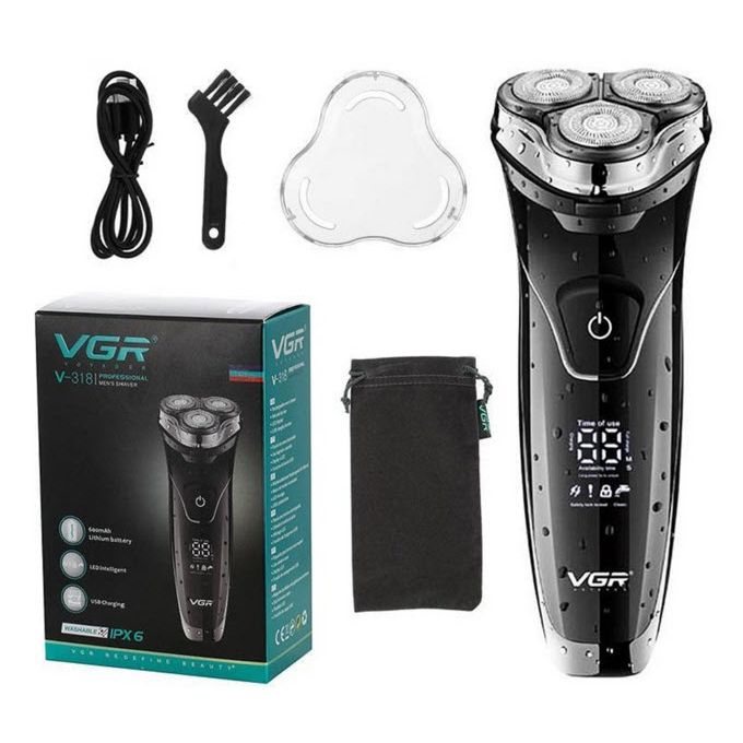 ماشین اصلاح موی صورت وی جی ار مدل V-318 - - 3