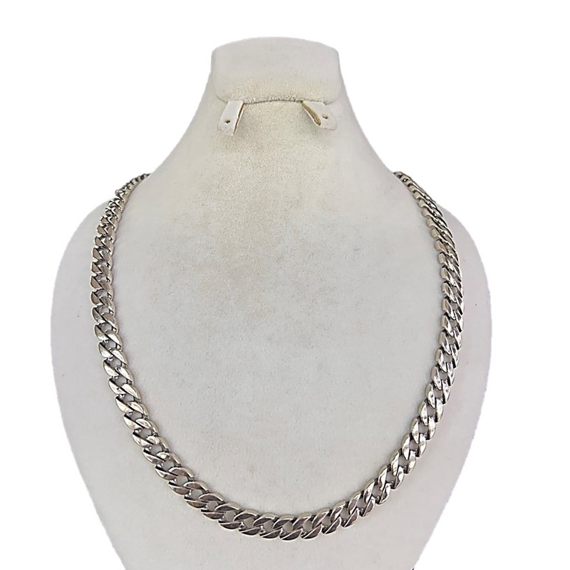 زنجیر نقره مردانه کد glsr-633