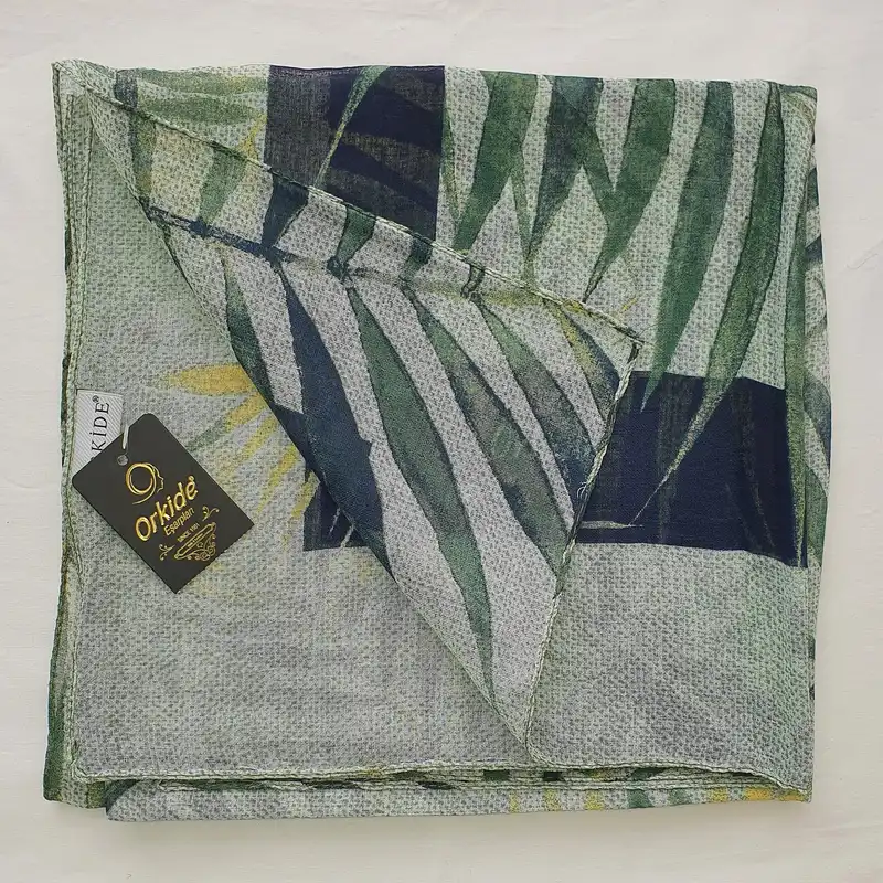 روسری زنانه ارکیده مدل حریر کد OT62