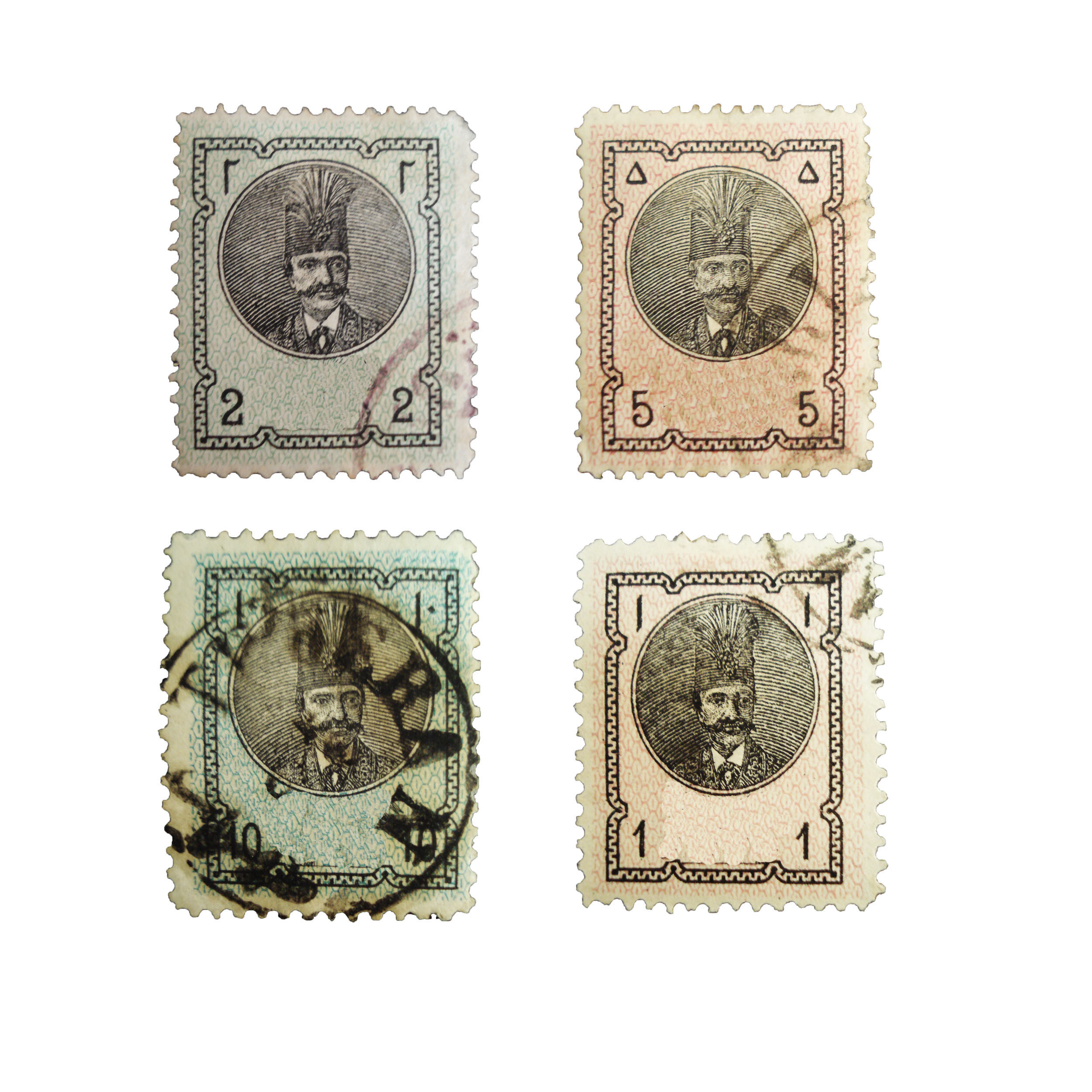 تمبر یادگاری مدل ناصری کد 4j-65 