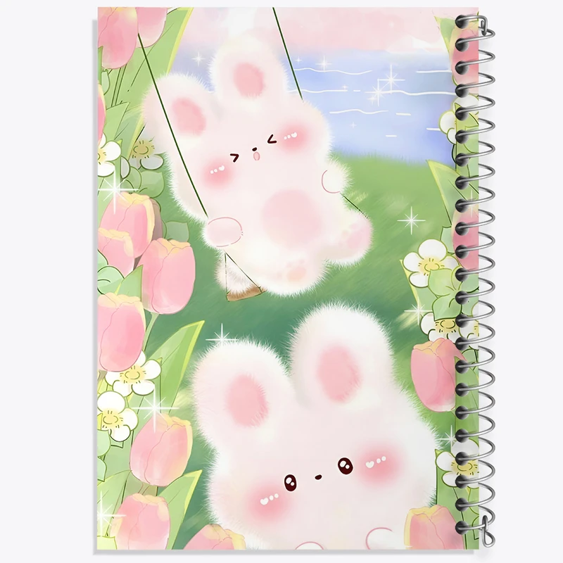 دفتر مشق 50 برگ خندالو طرح خرگوش کیوت کد N3954