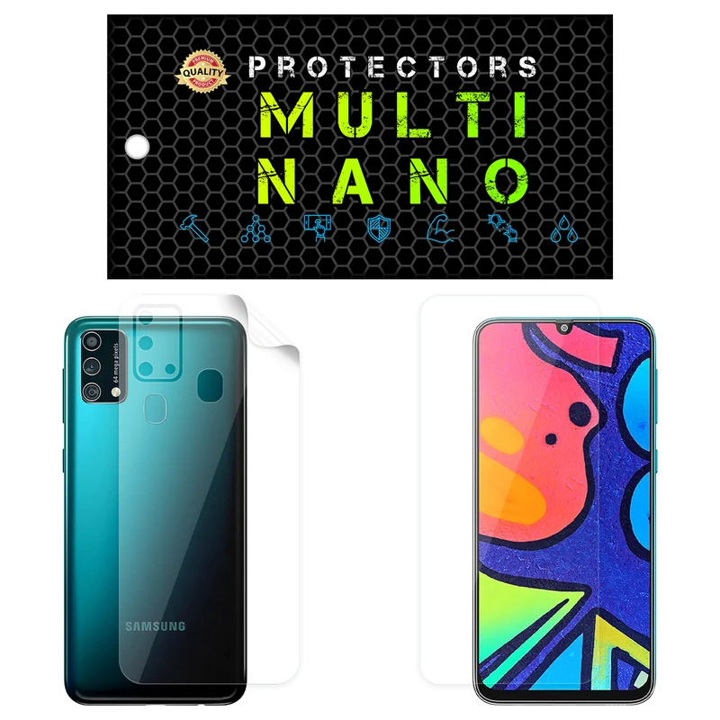 محافظ صفحه نمایش مولتی نانو مدل X-SFT مناسب برای گوشی موبایل سامسونگ Galaxy M21S به همراه محافظ پشت