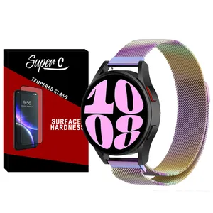 بند سوپرسی مدل Milanese مناسب برای ساعت هوشمند سامسونگ Galaxy Watch 6 44mm