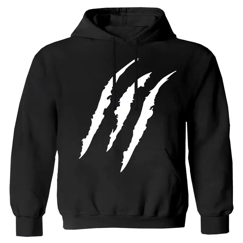 هودی پسرانه مدل چنگ W79 رنگ مشکی