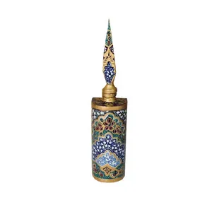 سرمه دان استخوانی طرح تذهیب کد BK 138