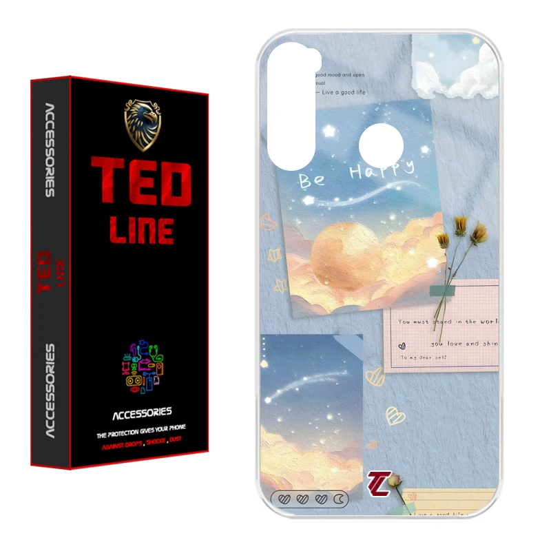 کاور تد لاین طرح کلاژ هنری کد 1127 مناسب برای گوشی موبایل شیائومی Redmi Note 8