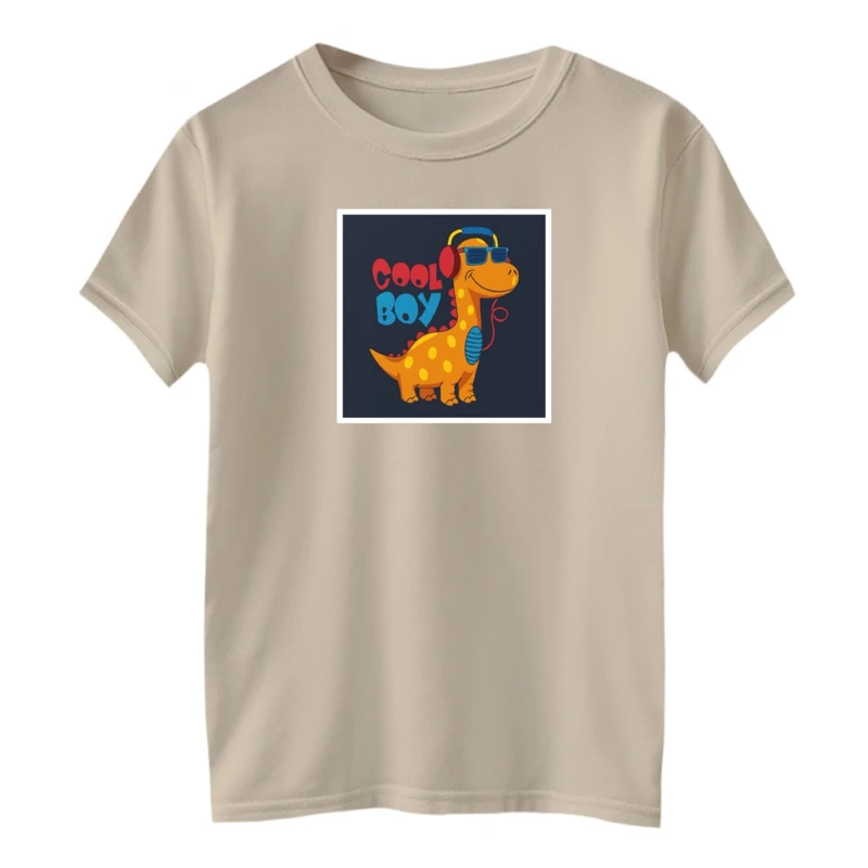 تی شرت آستین کوتاه بچگانه مدل دایناسور کد01