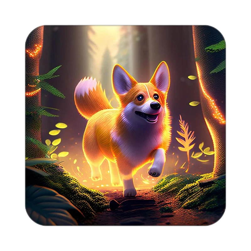 زیر لیوانی کاکتی طرح حیوانات کارتونی مدل mp27635