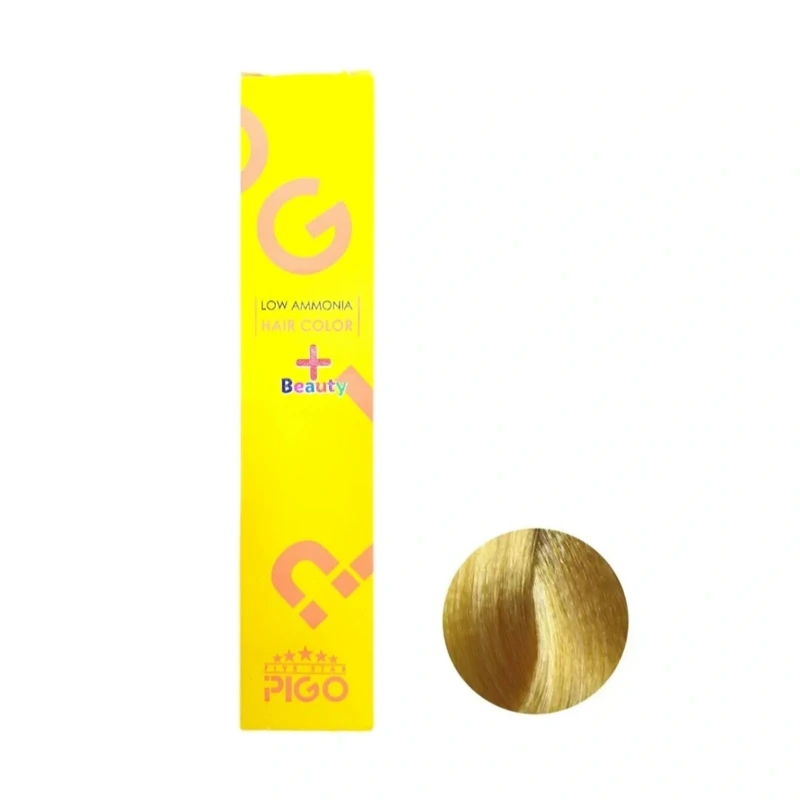 رنگ مو پیگو شماره 8.5 مدل پلاس بیوتی حجم 105 میلی لیتر رنگ بلوند طلایی روشن