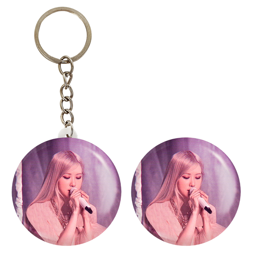 پیکسل خندالو مدل رزی بلک پینک کد 14414 به همراه جاکلیدی