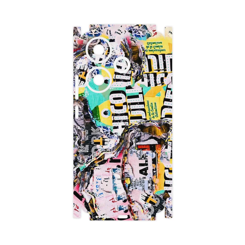 برچسب پوششی ماهوت مدل Collage of Teared Paper-FullSkin مناسب برای گوشی موبایل شیائومی Poco F6